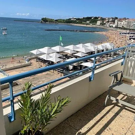 Saint Jean De Luz, Appt 2 Pieces Equipe Pour 4 Pers, Terrasse, Vue Ocean Sainte-Barbe